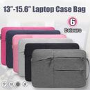 Laptop Sleeve Travel Bag Carry Case For MacBook Air Pro 13" 15.6"  Lenovo Dell  