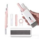 Keyboard Cleaning Kit,7-in-1 Keyboard Cleaner Kit,Cleaning Pen for Airpods Pro,Multifunctional Electronic Cleaner Tool for Airpods Phone Earbuds Earphones Laptop Camera Pink