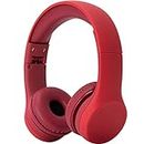 Snug Play+ Kids Headphones with Volume Limiting for Toddlers (Boys/Girls) - Red