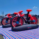 1pcs 2.5m Inflatable Bike Model For Out Door Sales Events Advertising Air Blower