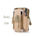 Canvas Outdoor Tactical Wallets, Holster Military Molle Hip Waist Belt Bag Wallet Pouch Purse Phone Case with Zipper for iPhone 7 6s Plus 5S Samsung Galaxy S7 S6 LG HTC and More (SanSha Camouflage)