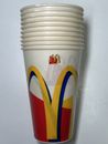 De colección McDonald’s Nuevo Antiguo Stock 10 Tazas de Papel Cera 1996 Nuevo de Lote Antiguo Impreso en EE. UU. 🇺🇸