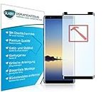 Slabo Premium Pellicola Protettiva in Vetro Temperato per Samsung Galaxy Note 8 Full Cover Pellicola Protettiva Schermo Tempered Glass Crystal Clear - Graffi Fino a 9H - Cornice Nero