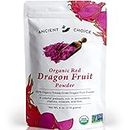 Ancient Choice - Red Dragon Fruit Powder (4 ounces | 114 grams) | Freeze Dried | Non-GMO Pitaya | Natural Food Coloring | Vegan | Vegetarian | Smoothie | Baking | Fiber