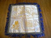 1940'S WWll SATIN PILLOW CASE U.S. NAVY SEABEES CAMP PEARY VA TO MY MOTHER