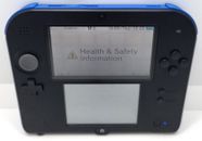 Nintendo 2DS Sistema palmare blu e nero - Stilo e caricabatterie inclusi