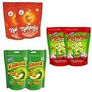 Derby Combo Party Pack Of Standy Pouch - Naranja/Kaireez/Panvaa (Orange, Kachha Aam, Banarasi Paan Flavored Each pack of 2)