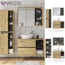 VICCO ensemble de meubles de salle de bain VIOLA chêne - 3 pièces