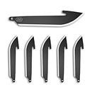 OUTDOOR EDGE 2.5" Drop-Point Blade Pack (Black, 6 Blades), Compatibility Blade Code 250