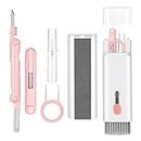 MeeTo 7-in-1 Electronics Cleaner Kit, Multipurpose Cleaner Set with Soft Microfiber Brush, 3 in 1 Cleaning Pen for Airpods Pro, Keyboard, Monitor, Phone, Corner Slit Duster, Random Color, Pack of 1