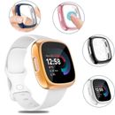 Case For Fitbit Versa 4 Sense 2 Watch TPU Silicon Screen Protector Gel Cover