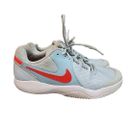 Nike AIR ZOOM RESISTENCIA 918201-401 Mujer Talla 10 Tenis Zapatos Azul Naranja