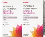 Multivitamínico de energía y metabolismo ultra mega para mujer GNC (180 quilates)