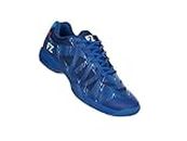 FZ Forza Tarami Non-Marking Badminton Shoes, Drylex and Fzorb Technology for Comfort, Innovated in Denmark - Blue (8.5)