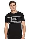 Fila Men's Straight Fit T-Shirt (12012080_Black_L)