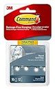 Command Round Cord Clips, Clear, 10-Clip, 4-Pack (40 Clips Total)