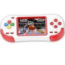 Bornkid 16 Bit Handheld Games Consoles for Kids and Adults with Built in 220 HD Classic Retro Video Games 3.0'' Large Screen Senior Electronic Handheld Game Player Children Birthday Gift (Red)