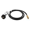 BMMXBI Roadtrip Grill Regulator with 6 FT Propane Adapter Hose Only Replacement Parts for Coleman Roadtrip LXE Portable Grill, Compatible with Large Propane Tank, Not Fits 5430 Stove Regulator