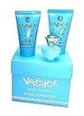 Versace Dylan Turquoise Womens Mini Perfume Trio Gift Set (5ml EDT Splash, 23ml Body Gel & 23ml Shower Gel)