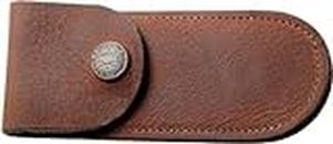 CASE XX Soft Brown Leather Belt Sheath for Pocket Knives Navaja