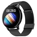 Noise Newly Launched Vortex Plus 1.46” AMOLED Display, AoD, BT Calling, Sleek Metal Finish, 7 Days Battery Life, All New OS with 100+ Watch Faces & Health Suite (Black Link)