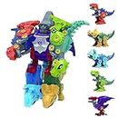 Kidology 5-in-1 STEM Dinosaur Robot Toy for Toddlers Ages 3-8, Preschool Learning Toys, Sensory Play for Boys and Girls, Outdoor Fun Dinosaurs Birthday Gifts