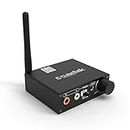 Cubetek Bluetooth Transmitter V4.2, 50m Long Range, aptX LL, with DAC, Optical/TOSLINK/SPDIF, 3.5mm Audio, Supports 2 Devices, Model: CB-DAC-A1