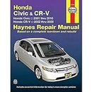Honda Civic 2001 Thru 2010 & CR-V 2002 Thru 2009: 01-10 (Haynes Repair Manual)