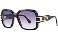 Cazal 623 Sunglasses, Black Frame/Grey Gradient Lens, 57mm
