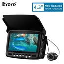 15M Fish Finder Underwater Ice Fishing Camera 4.3" Monitor 8PCS LED Night Vision