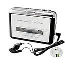 USB Cassette to MP3 Converter, Colilove Cassette Tape Converter Player Recorder to MP3 iPod CD Converter Capture Audio Music Player with Earphone