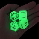 4pcs Sex Love Dice Game Toys For Adults Couples Foreplay Glow in Dark Dice Game