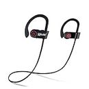 Mizzle MZ-02 Wireless Sports Headphones with mic for Gym, Running, Cycling, Jogging, Sports, Workouts, Outdoor, etc. Compatible with All Bluetooth Enabled Mobile Phones, Tablets, laptops