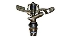 Aquapari ISI Marked Brass Impact Garden Automatic Rotating Sprinkler Heavy Duty Irrigation Sprayer Head (20mm or 3/4 Inch) -Pack of (1)