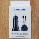 Samsung 25W Car Super Fast Charging Charger + 3.3ft Cable For Galaxy S24+ Ultra