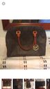 Michael Kors Brown MK Pattern Handbag 
