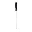 MSY BIGSUNNY Heavy Duty Pig Tail Food Flipper, Stainless Steel Grilling Meat Hook, Large 16-Inch