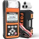 FOXWELL Car Battery Load Tester for 6V 12V 24V Cranking and Charging Start-Stop System Test Tool BT780 Auto Batteries Analyzer with Built-in Thermal Printer