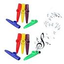 10 Pcs Plastic Musical Instruments Children's Musical Instruments Colored for Gift, Prize and Party Favors