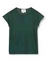 Minus Carlina Knit Tee Donna, Verde (4112Met Jungle Green Metallic), XL