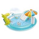Intex Gator Inflatable Play Center, for Ages 2+, Blue
