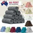 10 x Face Washer Face Towel 100% Cotton 450GSM Soft High Quality Household