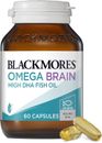 Omega Brain (60 Capsules) Brain Health Support Health Personal Care