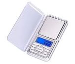 FreshDcart Mini Pocket Weight Scale Digital Jewellery/Chem/Kitchen Small Weighing Machine With Auto Calibration, Tare Full Capacity, Operational Temp 10-30 Degree ( 200 /0.01 G), Silver