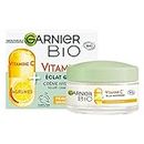 Garnier - Crème Hydratante Bio - Hydratation et Éclat Au Quotidien - Enrichi en Vitamine C et Agrumes - Pour les Peaux Sèches et Ternes - 50 ml