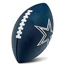 Franklin Sports NFL Dallas Cowboys Football - Kids Foam Football - Soft Football - Mini Size - Perfect for Gameday - 8.5" 3D Logos!