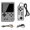 Gobesty Retro Handheld Game Console, Portable Retro Video Game with 500 Classic FC Games, 3.0-Inch Color Screen, Mini Games Console, Support TV Connection & Two Players (Grey)