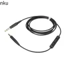 Nku 2 5mm bis 3 5mm trrs aux Audio kabel mit Mikrofon-Lautstärke regler für bose qc35 qc25 oe2 sound