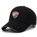 Men's Baseball Caps for Ducati Print Running Cap Golf Hat Adjustable Sun Visor Hats Trucker Cap Unisex Sports Cap - Teen Gift-Black||One Size