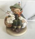 Vintage GOEBEL HUMMEL FIGURINE 58/1 "Boy with Rabbits"  W.Germany